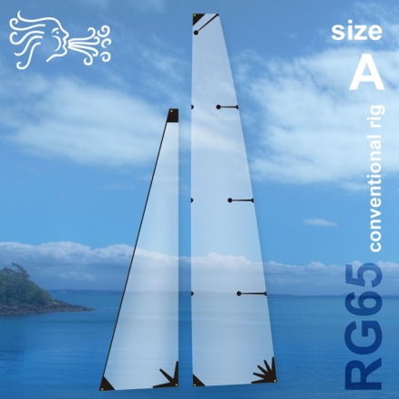 Tuning set of racing 3D sails RG 65 size B Swing r